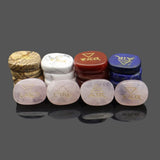 Natural Stone Oval Crystal Carving English Qihuo Water And Earth Charm Set