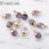 Natural Stone Oval DIY Earring Necklace Pendant Supplies