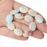 Natural Stone Oval Faceted Beading Agates Crystals Beads for Jewelry Making