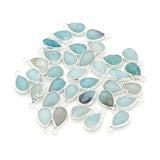 Amazonite Faceted Drop Stone Pendant - Jewelry Making DIY