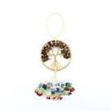 7 Chakra Life Of Tree Natural Stone Car Hanging