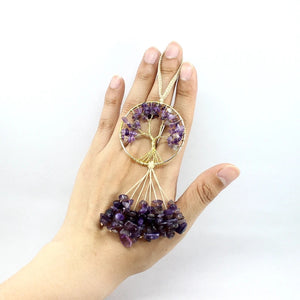 7 Chakra Life Of Tree Natural Stone Car Hanging
