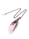 Amethyst Stone Pendulum for Divination Dowsing Reiki Healing