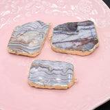 Persian Gulf Agate Stone Pendant for Jewelry Making