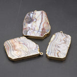 Persian Gulf Agate Stone Pendant for Jewelry Making