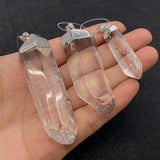 Natural Stone Pendant Ladies Necklace Crystal Quartz Miner