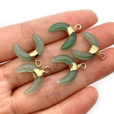 5Pcs Malachite Stone Pendant Lot 16x16mm Jewelry DIY Necklace Charm Accessories
