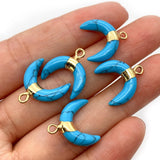 5Pcs Malachite Stone Pendant Lot 16x16mm Jewelry DIY Necklace Charm Accessories