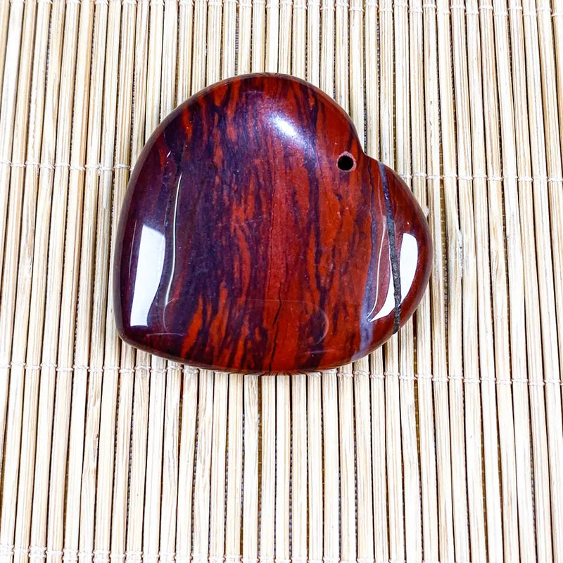 Heart Shaped Agate Pendant for Jewelry Making