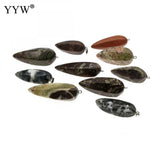 Natural Stone Pendant Pear Shape 17*50-22*60mm 5PCs/Bag