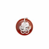 Natural Stone Pendant Pendulum Peace Buckle Flower Butterfly Charm