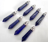Natural Stone Pendant Quartz Crystal Tiger Eye Opalite Chakra Pendants 20pc