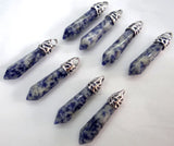 Natural Stone Pendant Quartz Crystal Tiger Eye Opalite Chakra Pendants 20pc