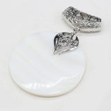 Round Shell Charms for Jewelry Making DIY Necklace Bracelet Earrings
