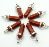 Stone Pendant Tiger Eye Quartz Crystal Agates DIY Jewelry Making