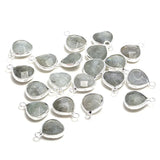 Labradorite Water Drop Shaped Pendant Necklace