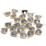 Labradorite Water Drop Shaped Pendant Necklace