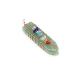 Sword Shape Quartz Pendant Amethyst Healing Crystals Charms