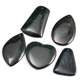 5pcs Natural Stone Heart Pendant for Women Jewelry Necklace Reiki Healing