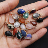 Natural Stone Pendants - Amethyst Amazonite Lapis