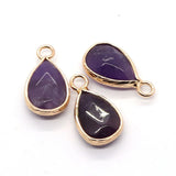 Natural Stone Pendants - Amethyst Amazonite Lapis