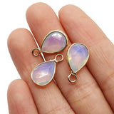 Natural Stone Pendants - Amethyst Amazonite Lapis