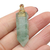 Rose Quartzs Crystal Pillar Pendant for Jewelry Making DIY Necklace