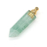 Rose Quartzs Crystal Pillar Pendant for Jewelry Making DIY Necklace