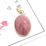 Natural Stone Pendants Agate Amethyst Rose Quartz Gemstone Charms