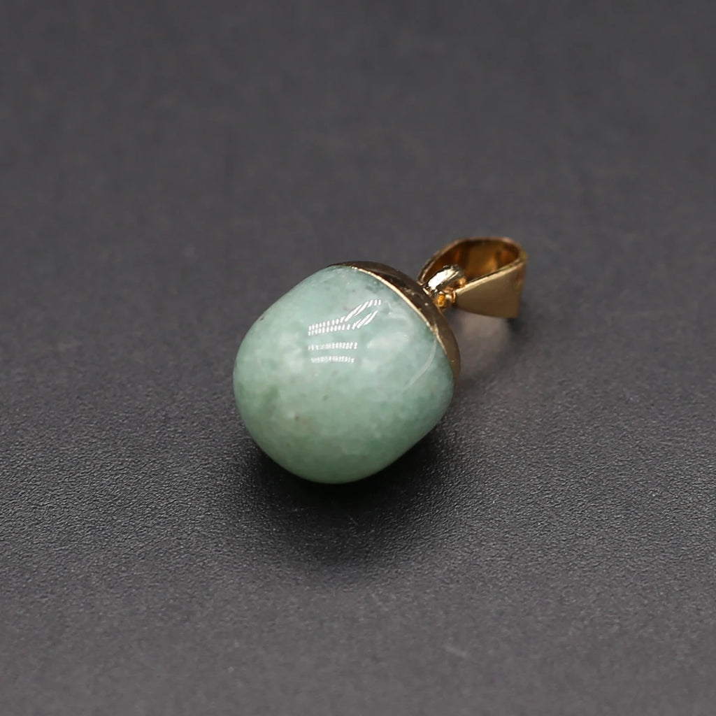 Natural Stone Pendants for Jewelry Making Women Necklace Earring