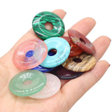 Natural Stone Pendants Agates Amethysts Opal Turquoises Charms Jewelry Making