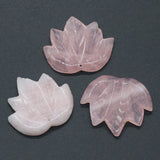 Natural Stone Pendants Reiki Heal Maple Leaves Charms for Jewelry Making