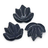 Natural Stone Pendants Reiki Heal Maple Leaves Charms for Jewelry Making