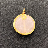 Natural Stone Pendants Turquoise Pink Crystal Malachite Charms Jewelry Making
