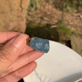 Aquamarine Stone Pendants for DIY Jewelry Making