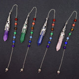 Hexagon Column Crystal Pillar Chakra Pendulum