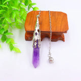 Hexagon Column Crystal Pillar Chakra Pendulum