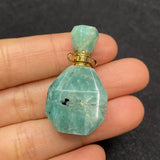 Natural Stone Perfume Bottle Pendant Essential Oil Diffuser Charm