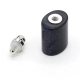 Natural Stone Perfume Bottle Pendant Flat Cylindrical Semi-precious Charms