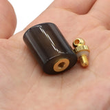 Handmade Natural Stone Perfume Bottle Pendant Necklace
