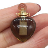 Natural Stone Perfume Bottle Pendant Tiger Eye/Green Aventurine