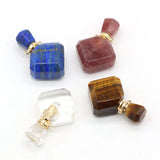 Stone Perfume Bottle Pendant for Jewelry Making