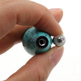 Natural Stone Perfume Bottle Pendant for DIY Jewelry Making