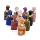 Natural Stone Perfume Bottle Pendant Lapis Lazuli/Indian Agates
