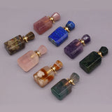 Natural Stone Perfume Bottle Pendant Lapis Lazuli/Indian Agates