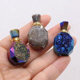 Stone Perfume Bottle Pendant Essential Oil Diffuser Charm