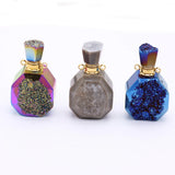 Stone Perfume Bottle Pendant Essential Oil Diffuser Charm