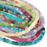 Natural Stone Square Beads for Jewelry Making 8x8mm