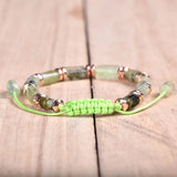 Natural Stone Peridot Bracelet Healing Crystal Women Accessories
