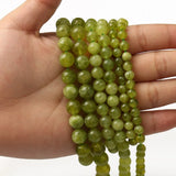 Peridot Round Beads 6/8/10mm Olivine Spacer Beads 15 Inch